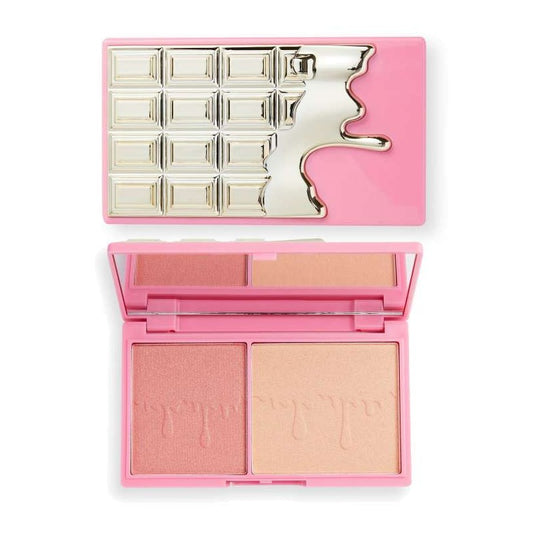 I heart Revolution Rose fizz glow palette